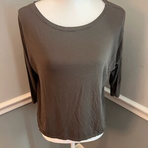 Michael Stars One Size Elbow Sleeve High-Low Top